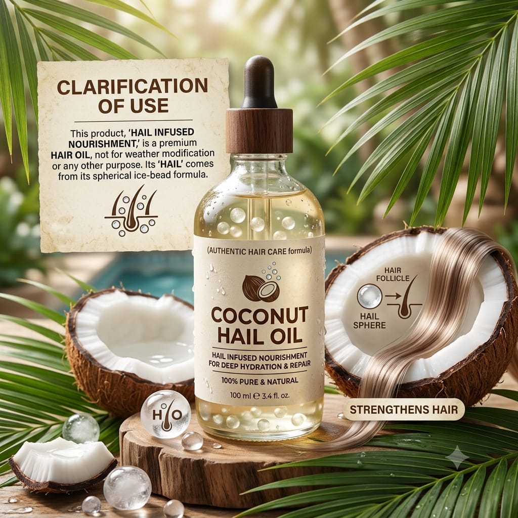 Coconut hair oil